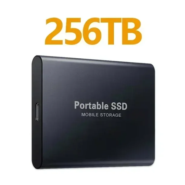High Speed Portable SSD External Hard Drive 256TB USB3.1 Interface