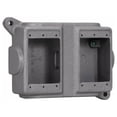 thumbnail image 2 of Crouse-Hinds FD029, 3"" x 7"" x 5.25"", 2-Gang, Iron, Surface Mount Device Box, 1pc, 2 of 2