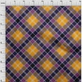 thumbnail image 3 of oneOone Cotton Poplin Fabric Tartan Check Print Fabric BTY 56 Inch Wide, 3 of 4