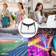thumbnail image 6 of FALAN MULE Clear Crossbody Bag for Women, Small Transparent Shoulder Purse for Concerts and Sports Events, 6 of 7