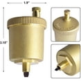 thumbnail image 3 of Hydro Master 1/8 inch Automatic Air Vent Valve, Brass Auto Float Valve, 3 of 5