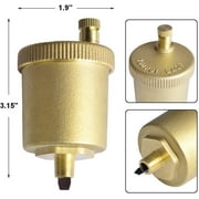Hydro Master 1/8 inch Automatic Air Vent Valve, Brass Auto Float Valve