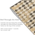 thumbnail image 4 of Door Curtain 34x56in Two Pieces Of Uniform Is Not Easy To Wrinkle The Room Shade And Dustproof For The Wall On The Door Or Window Tan Houndstooth Vintage Texture Hand-Drawn Sketch_3, 4 of 5