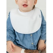 Neat Solutions 10 Pack Unisex White Solid Infant Bib