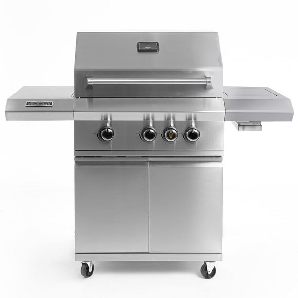 Victory 3-Burner Propane Gas Grill With Infrared Side Burner