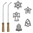 thumbnail image 2 of Kitchen Supply Rosette Iron 7 Piece Set, Holiday, 2 of 3