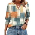 thumbnail image 1 of Blusas WIHOLL de verano casual de negocios para mujer, manga 3/4, 1 of 5