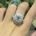 thumbnail image 2 of EOEMY Gorgeous Cubic Zirconia 925 Silver Rings Women Jewelry Wedding Gift Sz 6-10-#6-8, 2 of 3