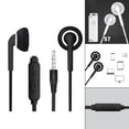 thumbnail image 4 of Auriculares universales S7 de 3,5 mm en oreja con micrófono Auriculares con graves para teléfonos inteligentes Computadora portátil Compatib Negro embolsado, 4 of 8