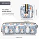 thumbnail image 3 of Balery Happy Snowmen Snowfall Estuche de Lápices de Cuero Impreso, Estuche para Suministros de Arte, Estuche de Lápices con Cremallera, Estuche de Almacenamiento de Papelería, 3 of 7