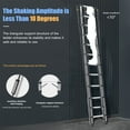 thumbnail image 5 of Heavy-Duty Telescoping Ladder - Stainless Steel Collapsible Ladder with Auto-Locking for Home/RV Use (330lb Capacity), 5 of 9