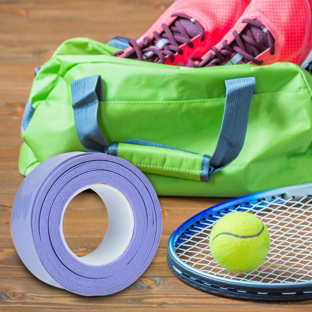 Cinta de agarre para raqueta de tenis Nikou 3 piezas antideslizante azul