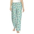 thumbnail image 2 of Lsque Sea Turtle Print Women's Pajama Pants, Lounge Pant - Comfortable Home Wear,Elastic Waistband, Stylish Design-Small, 2 of 9