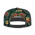 thumbnail image 5 of Flat Bill Trucker Hats for Women Men - Tropical Tribe Mask Adjustable Flat Baseball Cap Snapback Hats Dad Hats for Men, 5 of 7