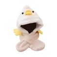 thumbnail image 2 of Gorro de animales de peluche Strade Fareast Limited bufanda con capucha para niños beige, 2 of 8