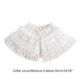 thumbnail image 2 of Women False Collar Lotuse Leaf Fungus Big Flip Collar Ladies Shawl Wrap Removable for Women Girl Detachable Clothes, 2 of 8