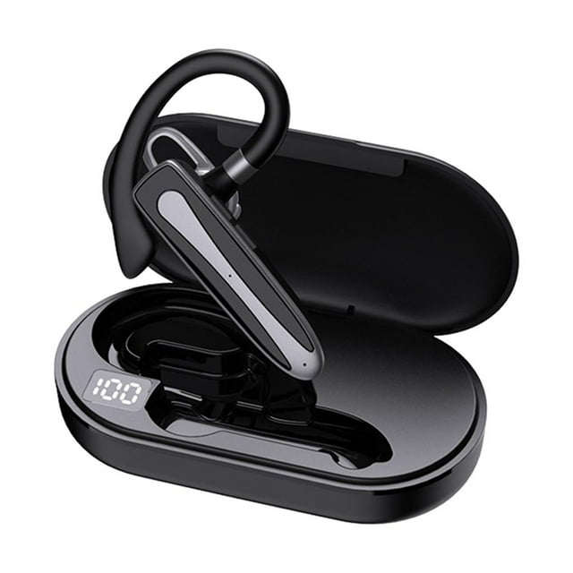 Auricular Bluetooth V5.1 Manos libres multifuncional para Office Gris Largo