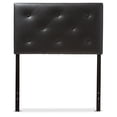 thumbnail image 2 of Baxton Studio Benoit Headboard, Twin, Black, 2 of 4