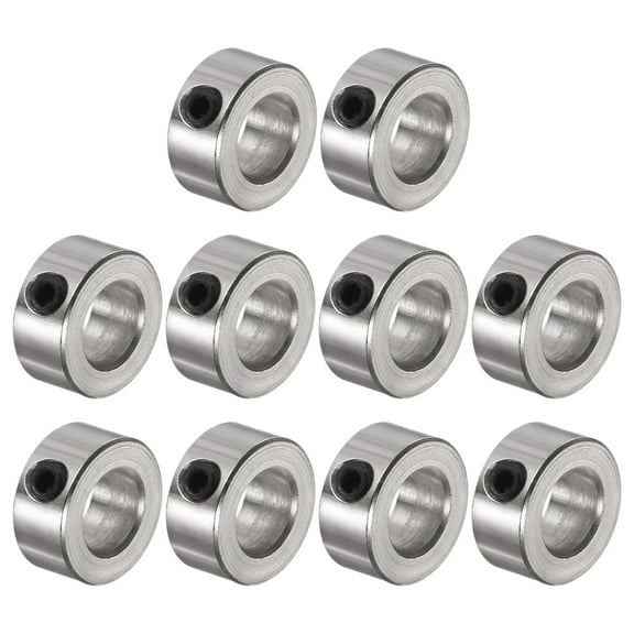 10 Packs Set Screw Collars 6.05mm Bore Shaft Collars, 11mm OD, 5mm Width, Gear Stopper Wheel Collar