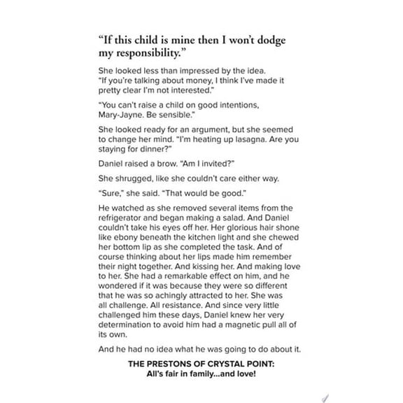 Pre-Owned The CEO's Baby Surprise (The Prestons of Crystal Point, 1) (Unknown) 037365880X 9780373658800