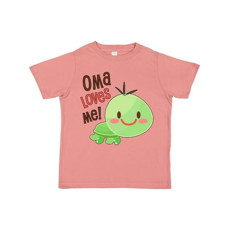 

Inktastic Oma Loves Me- cute turtle Gift Toddler Boy or Toddler Girl T-Shirt