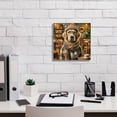 thumbnail image 3 of Epic Graffiti 'Hipster Dog - Golden Retriever' by Rey Klimt Canvas Wall Art, 12" x 12", 3 of 8