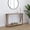 Rustic Oak, variant on Merrick Lane Modern Farmhouse Engineered Wood Entryway Table and Powder Coated Steel Accents in Gray Wash