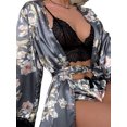 thumbnail image 3 of Women's Satin 2 Piece Robe and Nightgown Set, 3 of 6