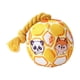 thumbnail image 1 of Greeniant Juguetes para cachorros, bola con sonido de campana para juego interactivo y diversión para masticar, pelota interactiva de juguete Suministros para perros amarillo, 1 of 6
