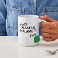 thumbnail image 4 of CafePress - Crazy Alaskan Malamute Lady Mugs - 15 oz Ceramic Large White Novelty Mug, 4 of 6
