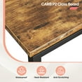 thumbnail image 4 of Bestier Bureau d'Ordinateur en Forme de L 95,2 Pouces avec Support de Moniteur Rustique, 4 of 6