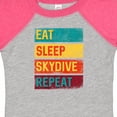 thumbnail image 4 of Inktastic Skydiving Eat Sleep Skydive Repeat Boys or Girls Baby Bodysuit, 4 of 5