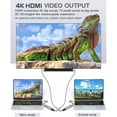 thumbnail image 3 of PD Port 7-in-1 USB-C to 4K HDTV Adapter for Samsung Galaxy Tab S8 Ultra 14.6"/Plus 12.4"/11" - HDTV Adapter Charger Port MicroSD Slot TV Video Hub TYPE-C, 3 of 7