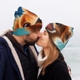 thumbnail image 5 of Lsque Blue Sky Cute Dog Pattern Knitted Beanie, Unisex Winter Hat, Knit Hat Winter Beanies Thick Fisherman Beanies Cuffed Plain Skull Caps, 5 of 6