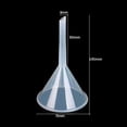 thumbnail image 3 of 1/3Pcs Practical Durable Clear Portable Filling Small Bottles Lab Bottles, Essential Oils Kitchen Funnel Filling Tool Plastic Funnel Set Lab PP Funnels 1PC-75MM, 3 of 8