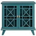 thumbnail image 1 of Walker Edison 32" Armoire de Rangement d'Accent - Bleu, 1 of 2