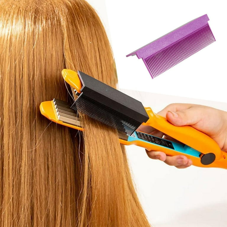 Comb type shop hair straightener