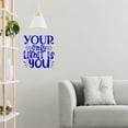 thumbnail image 1 of VWAQ Your Only Limit is You Motivational Quote Inspirational Wall Decal, 1 of 1