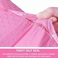 thumbnail image 3 of Bubble Mailers, 25 Pack Small Padded Envelopes, Self-Seal Poly Bubble Mailers with Thickening Film, Opaque Privacy Protection, Lightweight Shipping Envelopes for Jewelry, Cosmetics, Accessories, Pink, 3 of 7