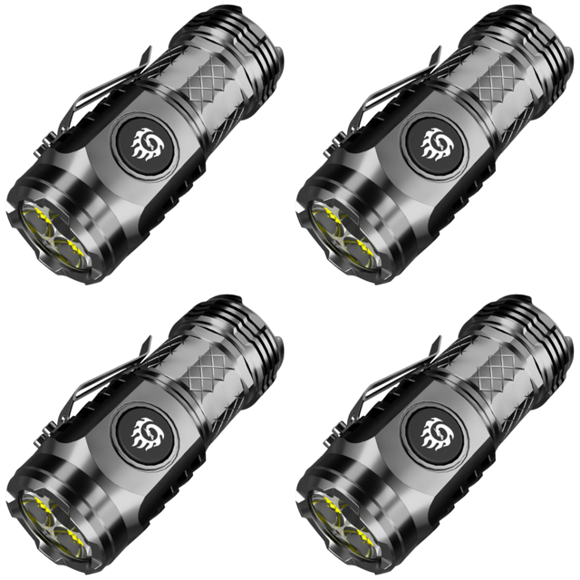 Linterna LED Alta Potencia Antorcha 20W Mini Linternas Portátiles Impermeables (S60)
