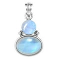thumbnail image 2 of Natural Rainbow Moonstone Pendant 925 Sterling Silver Handmade Jewelry, 2 of 8