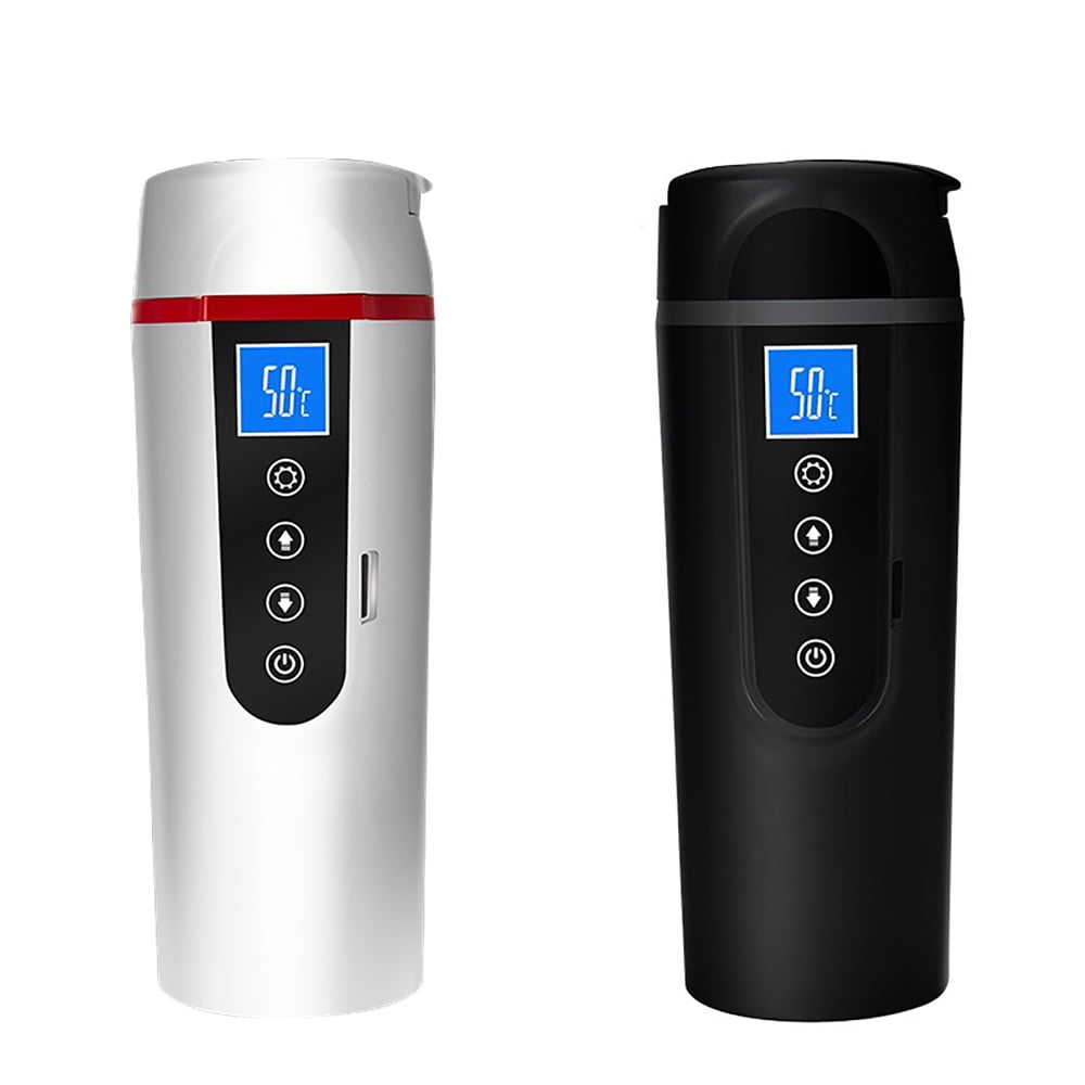 Buy 12V 420ml Car Electric Heating Cup Heating Water Kettle Intelligent