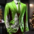 thumbnail image 2 of Men's & Suit Jackets Boho Retro Ethnic Style Two Button Open Front Business Casual Jacket for Men, 2 of 3