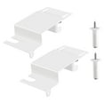 thumbnail image 4 of Lipstore 2 Pieces Child Safety Door Top Locks Childproofing Metal based on Door Frame White, 4 of 8