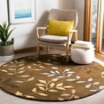 thumbnail image 2 of SAFAVIEH Soho Melba Floral Wool Area Rug, Brown/Multi, 5' x 8', 2 of 9