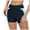 X Navy, variant on Womens Menstrual Leakproof Swim Shorts Double Layer Wide Waistband Bathing Suit Bottoms Black L