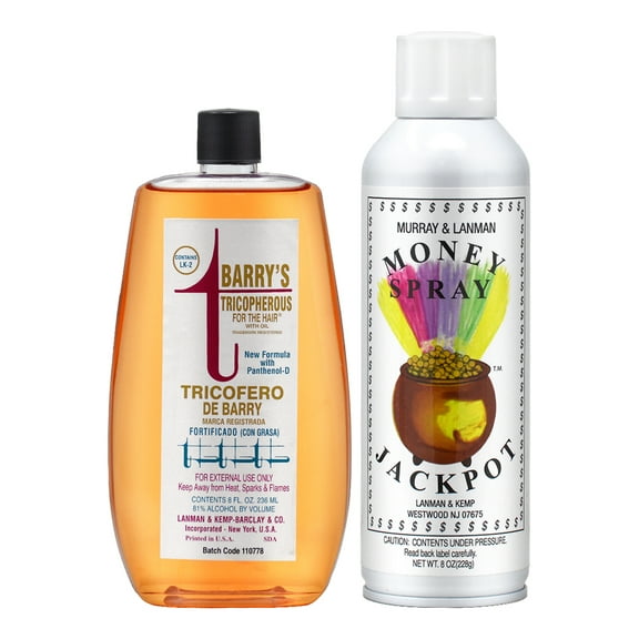 Lenman & Kemp Barry's Tricopherous (With Oil) 8oz Money & Jackpot Spray 8oz