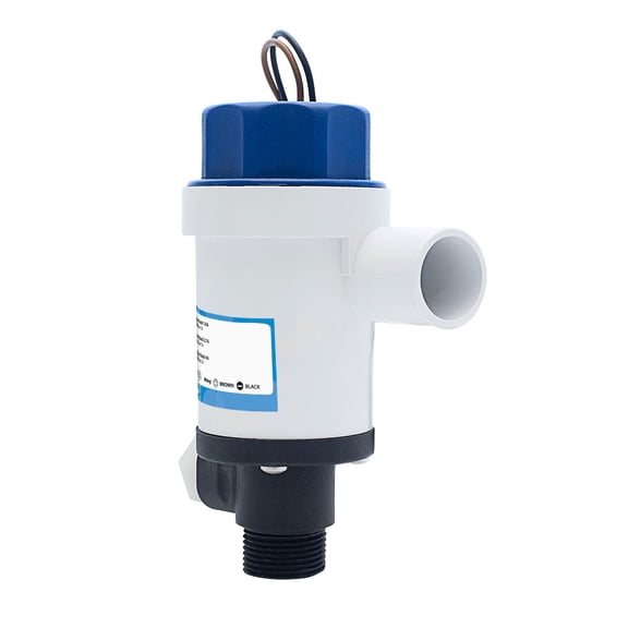 Albin 01-05-076 Twinport Short Stack Aerator Pump - 12V, 1100 GPH