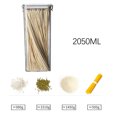 thumbnail image 4 of Black Friday TIMIFIS Organization And Storage Kitchen Organization Miscellaneous Grains Barley Noodle Storage Jar Nut Candy Dry Storage Jar Square Transparent Buckle Dry Storage Jar, 4 of 5