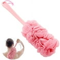 thumbnail image 3 of Cepillo de baño colgante Vhermosa Mango largo Lufa exfoliante Rosa, 3 of 5
